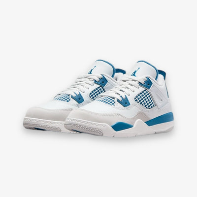 Jordan 4 Retro (PS) Off White Military Blue BQ7669-141