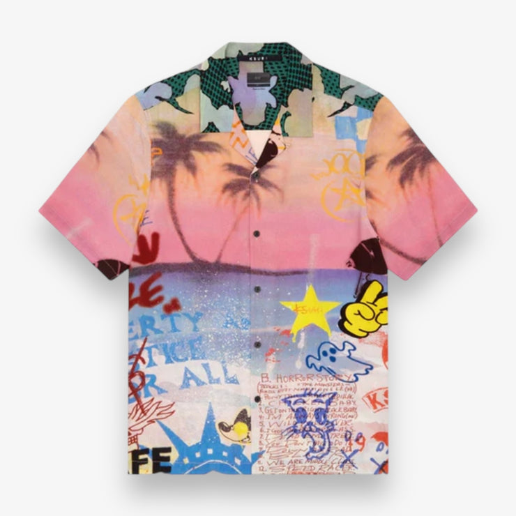 Ksubi vandals resort ss shirt multi