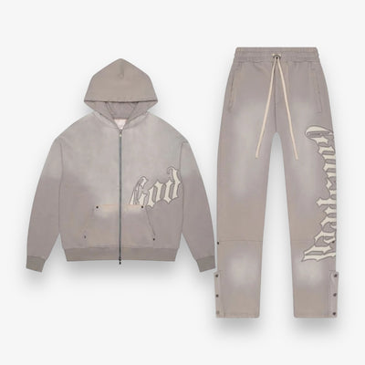 Godspeed OG Logo Sweatsuit Set Vintage Slate Grey