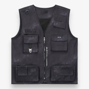 RTA IBRA UTILITY VEST BLACK MARBLE