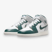 Air Jordan 1 Mid SE (GS) White Oxidized Green Sail FQ8088-103