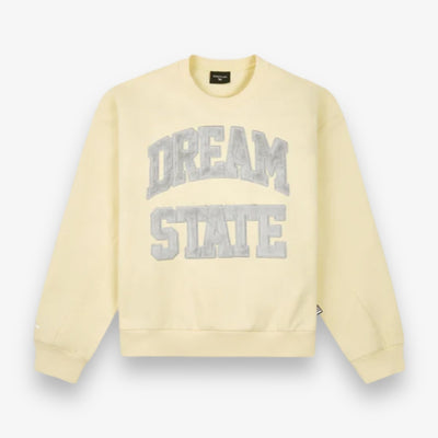 Paper Planes Dream State Crewneck Lemon Cream