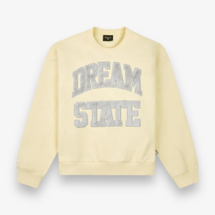 Paper Planes Dream State Crewneck Lemon Cream