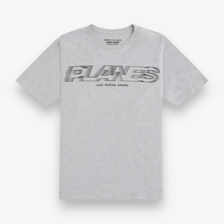 Paper Planes Interlock Spine Tee Heather Grey