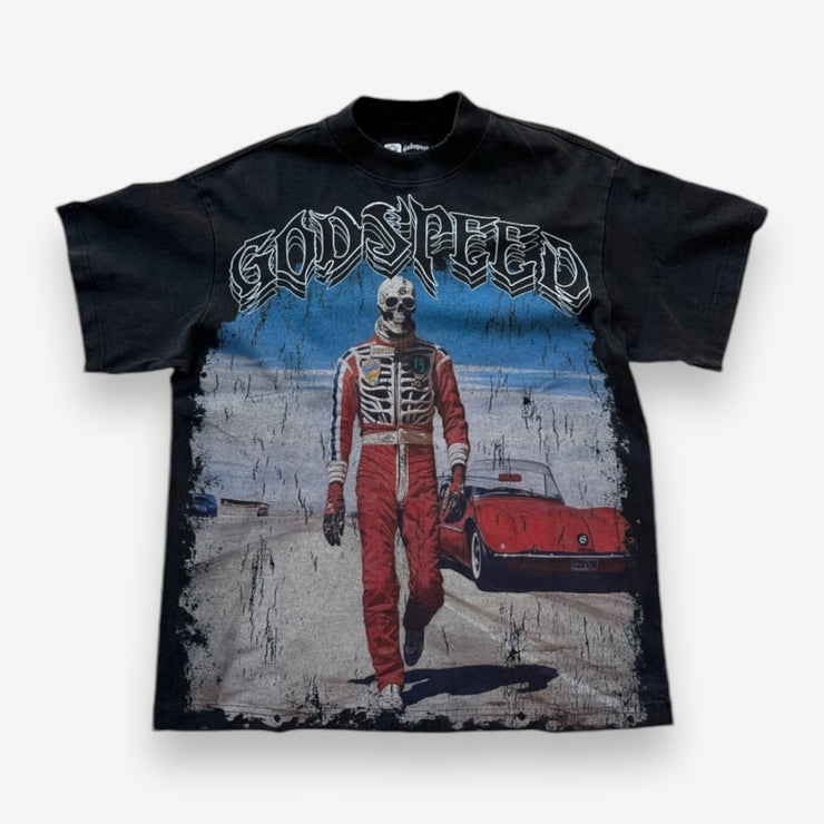 Godspeed F1 Skele Rarri Tee Black