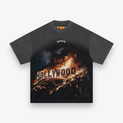 Godspeed Hollywood Fire Tee Grey