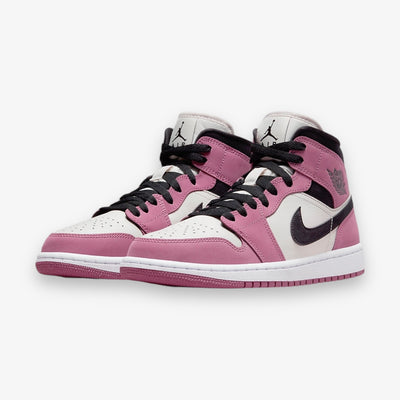 Womens Air Jordan 1 Mid SE Light Mulberry Black DC7267-500