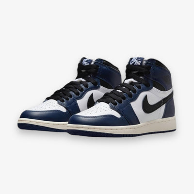 Air Jordan 1 Retro High OG GS Midnight Navy Black White Sail FD1437-401