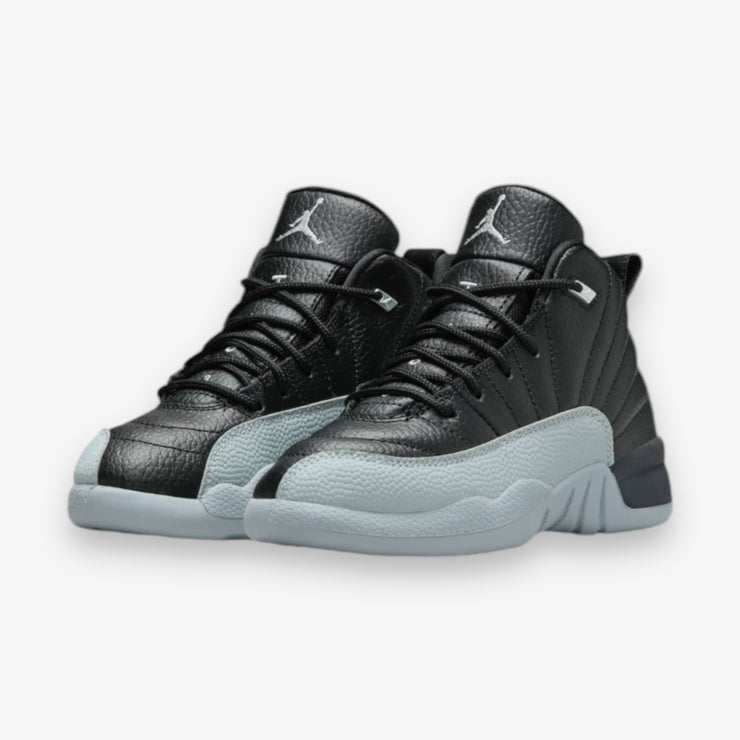 Jordan 12 Retro PS Black Wolf Grey White Pre School Sizes 151186