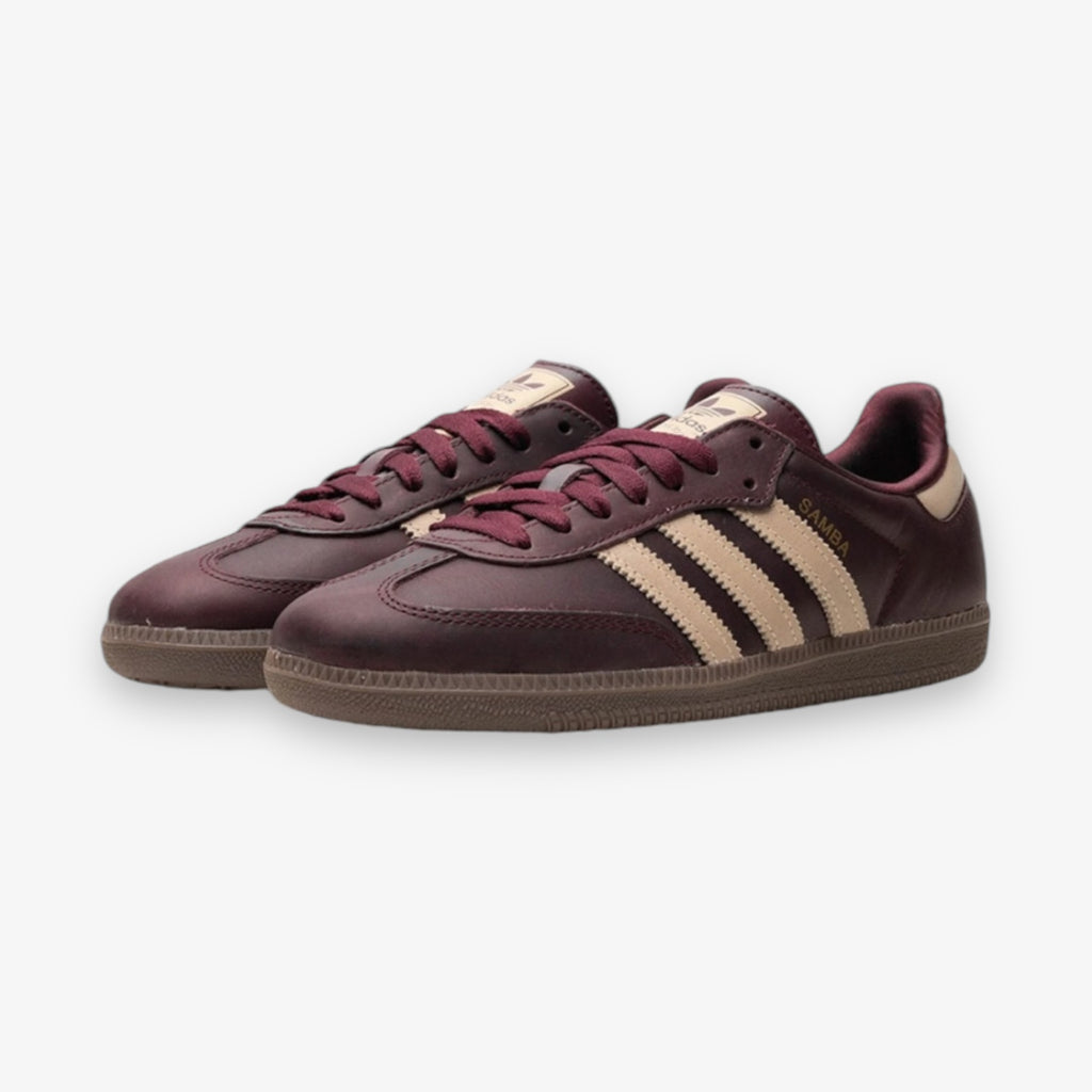 Adidas Samba OG W Maroon crysan gold IF7004 – Sneaker Junkies