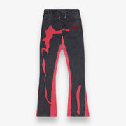 Valabasas Serpentine Grey Red Pants