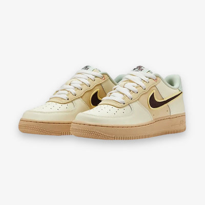 Nike Air Force 1 LV8 GS Coconut Milk Baroque Brown HQ3473-122