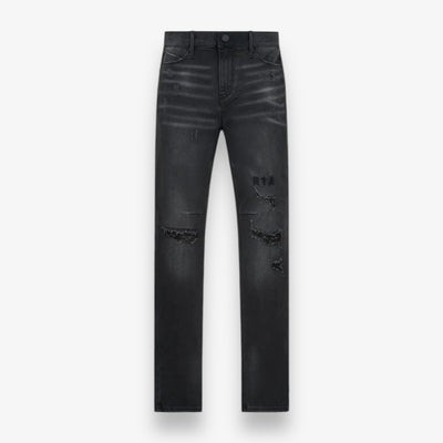 RTA Bryant Charcoal Destruction denim