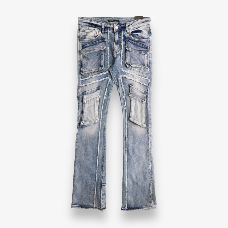 Embellish Eagle Cargo Acid Wash