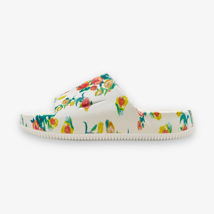 Womens Nike Calm Slide Print Sail HF1069-100