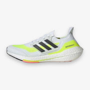 Adidas Ultraboost 21 white neon FY0377