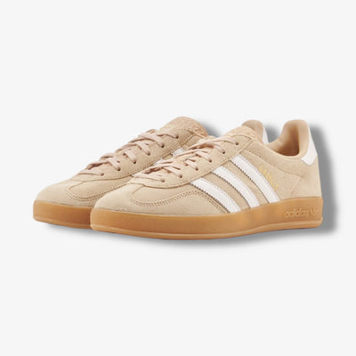 Adidas Womens Gazelle Indoor W Magic Beige White Gum IH5482 Sneaker Junkies Adidas Womens Gazelle Indoor W Magic Beige White Gum IH5482 Sneaker Junkies