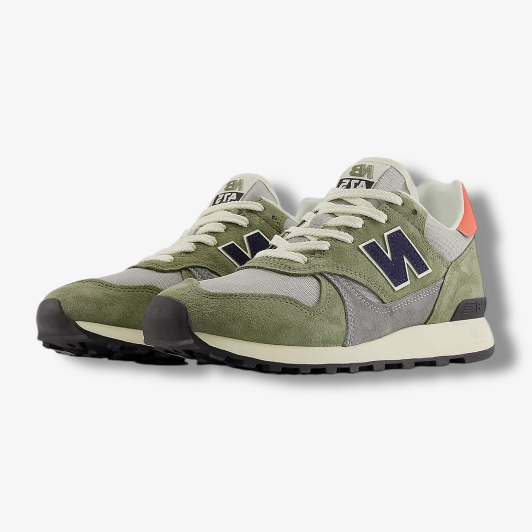 New Balance U475BA Dark Olivine Raincloud Drift Red Midnight