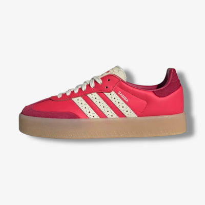 Adidas Womens Sambae Bright Red Cream White Gum JH7287