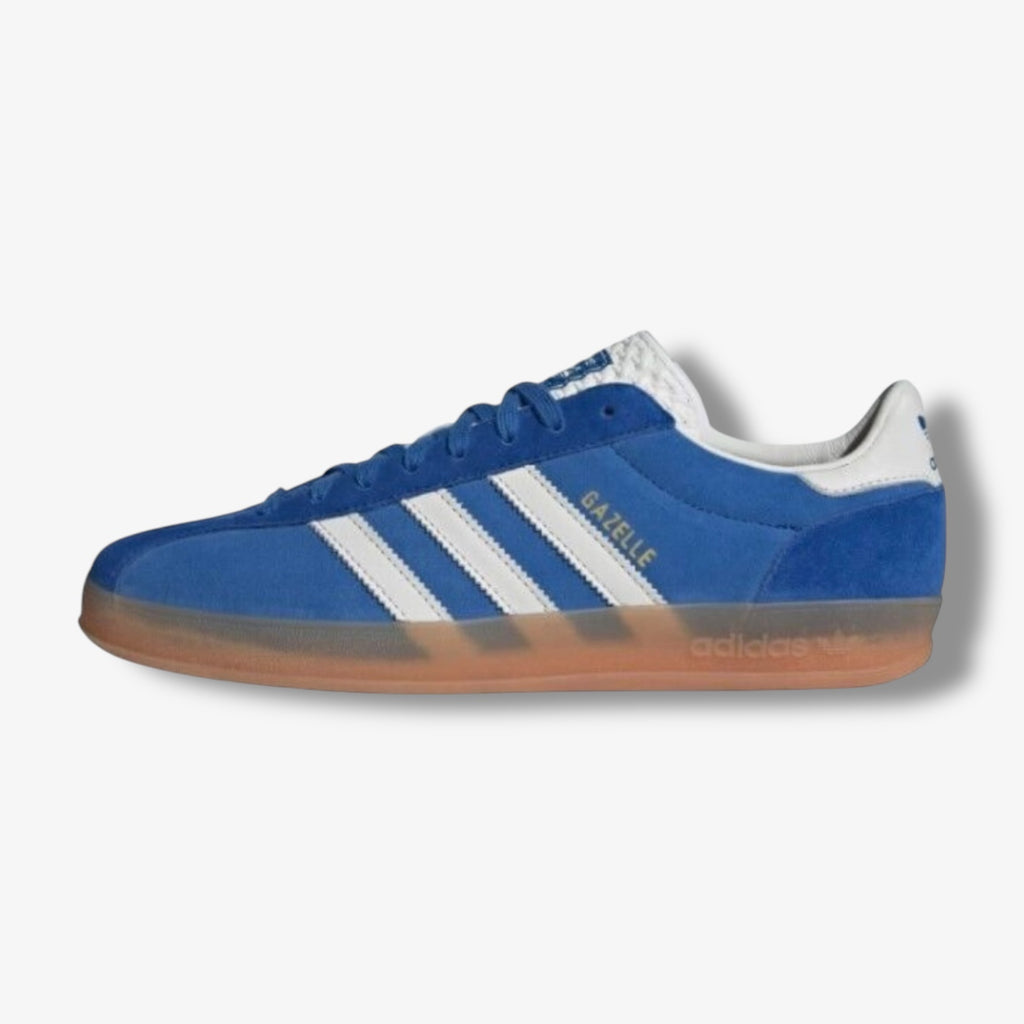 Adidas Gazelle Indoor Pro Blue Core White Gum IH1086 – Sneaker Junkies