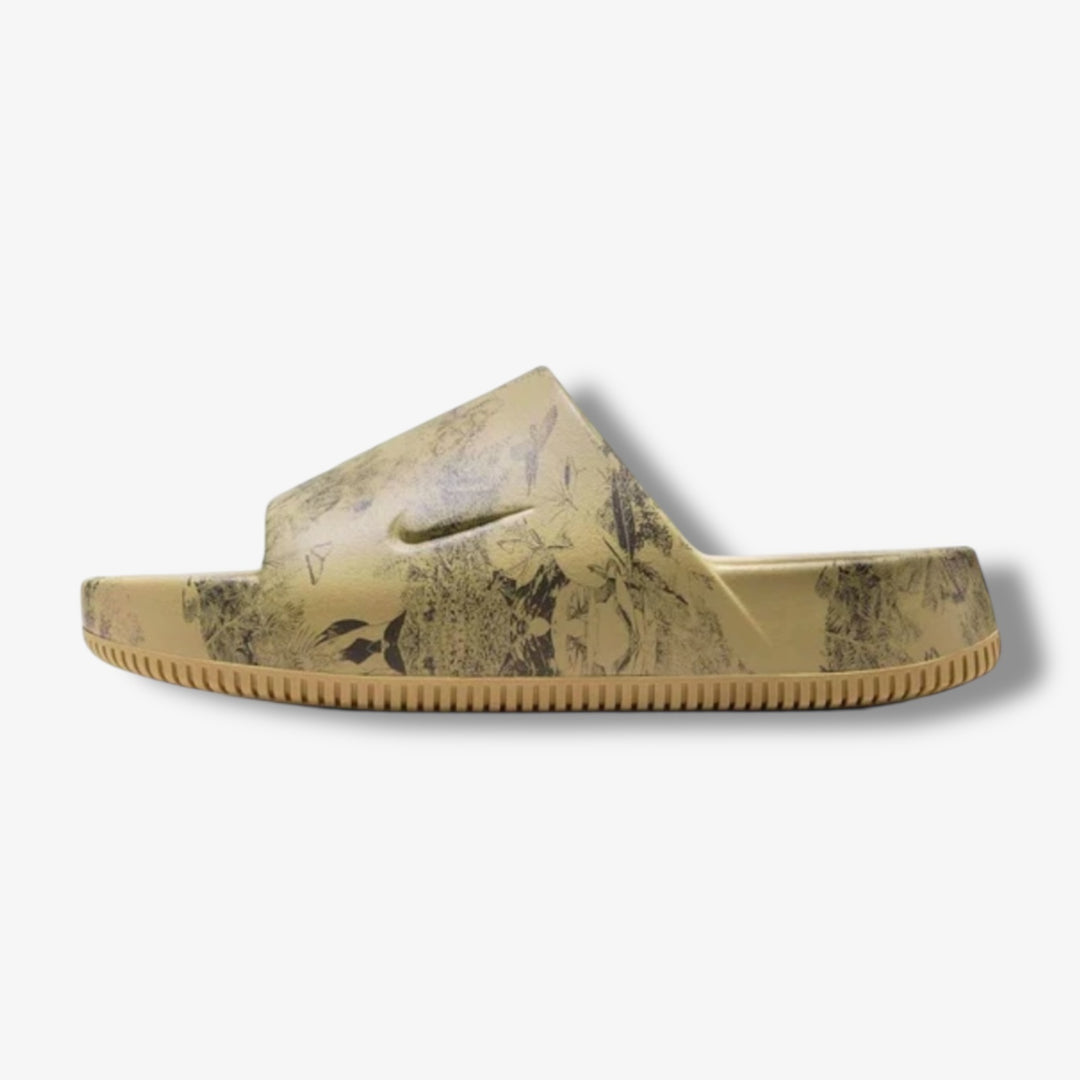 Nike Calm Slide Print Parachute Beige Anthracite HQ1125-201  display picture 1