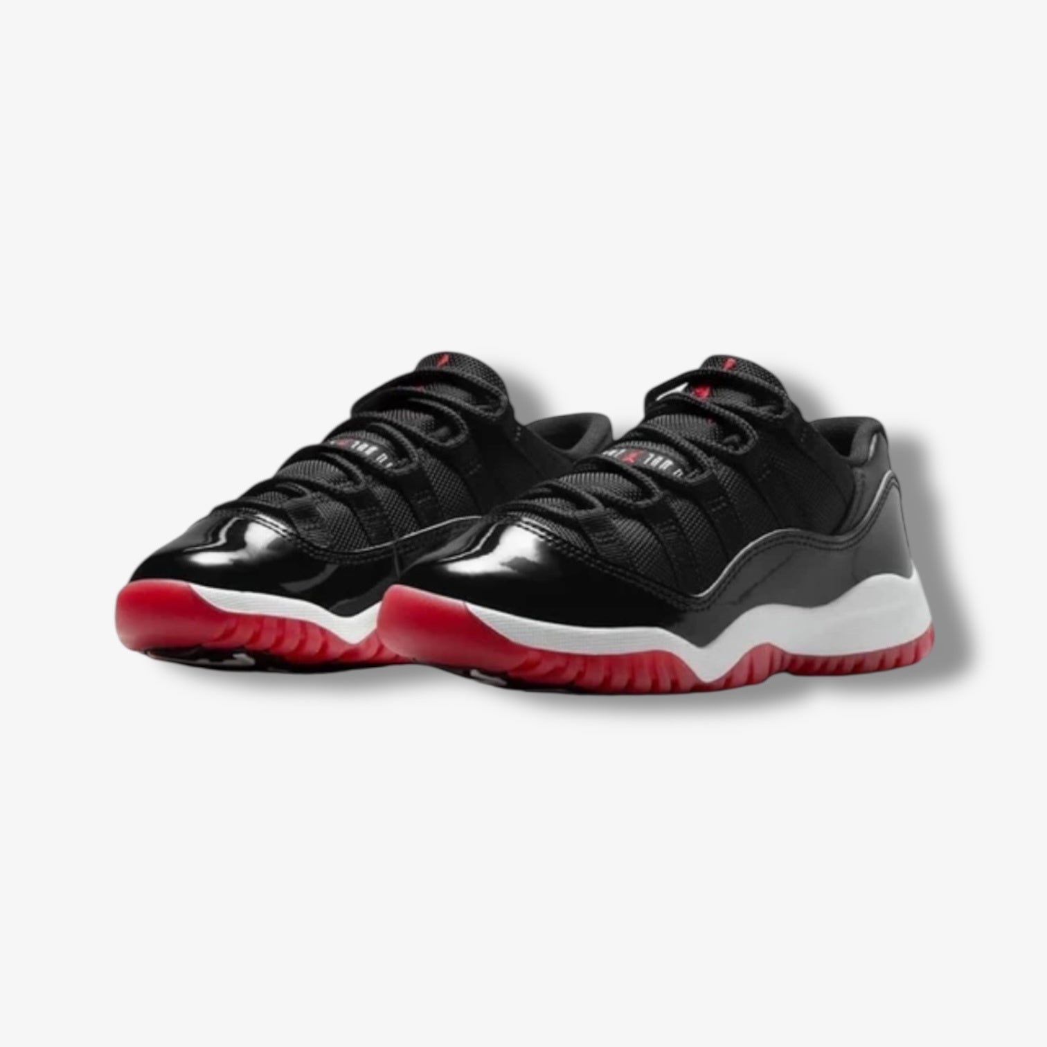 Jordan 11 Retro Low (PS) Black Varsity Red White FV5116-006
