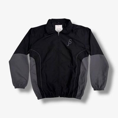 Sneaker Junkies SJ logo track Jacket Black/grey