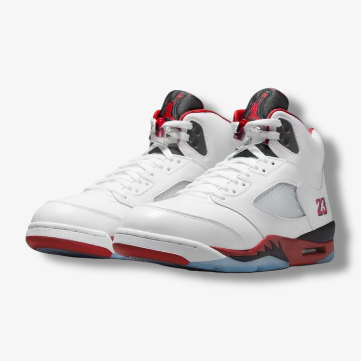 Air Jordan 5 Retro OG White Fire Red Black HQ7978-101