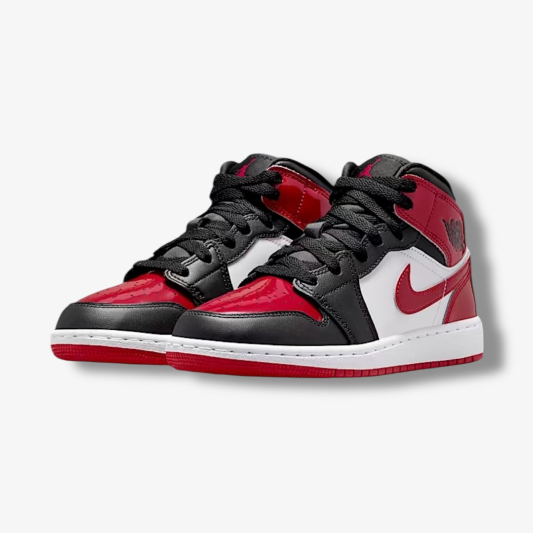 Air Jordan 1 Mid SE (GS) Black Varsity Red White HV4399-006