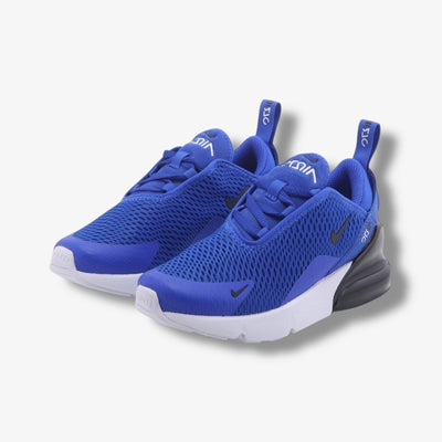 Nike Air Max 270 PS Racer Blue Black White Pre School Sizes AO2372-415