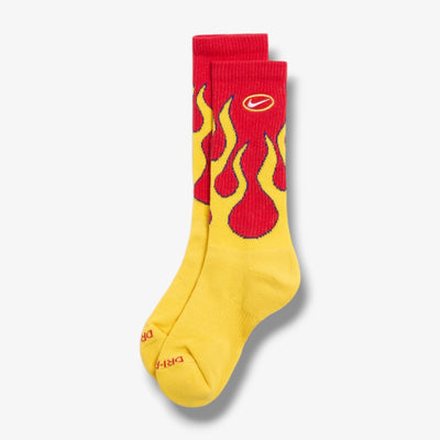 Nike Flame Socks Yellow Red IB2285-657