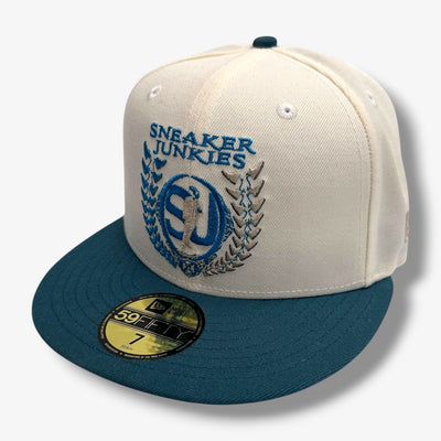 New Era X Sneaker Junkies "clam chowder" fitted cream