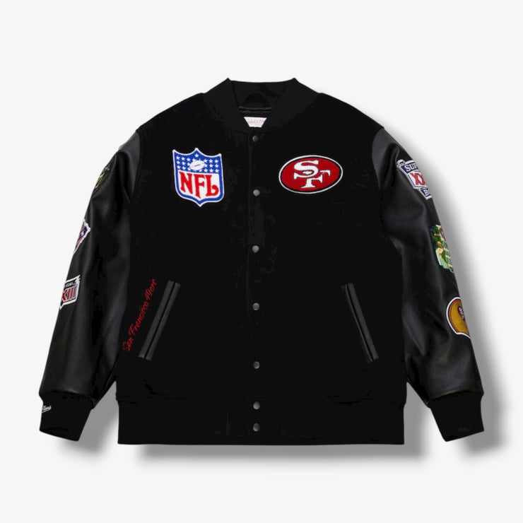 Mitchell & Ness San Francisco 49ers Jacket Black