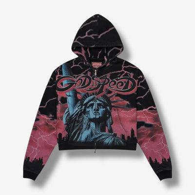 Godspeed Voltage Zip Hoodie Red