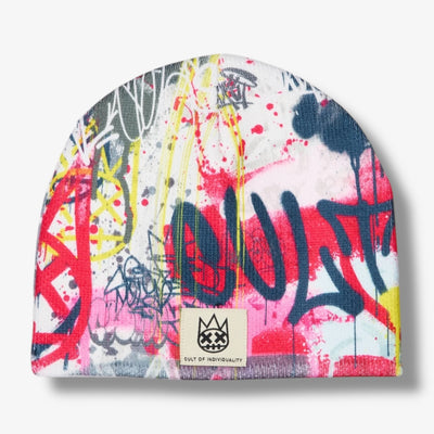 Cult of Individuality knit hat graffiti