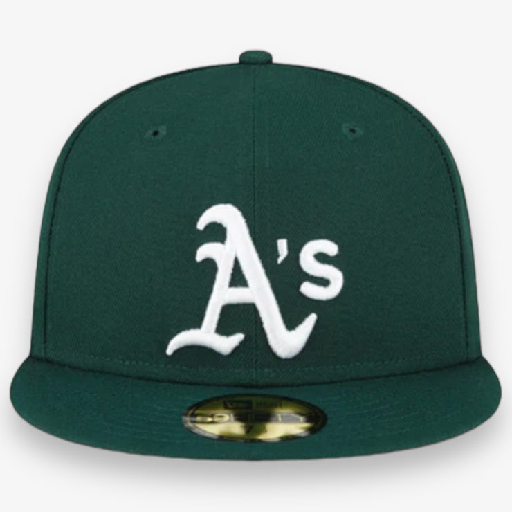 New Era Athletics forest green fitted