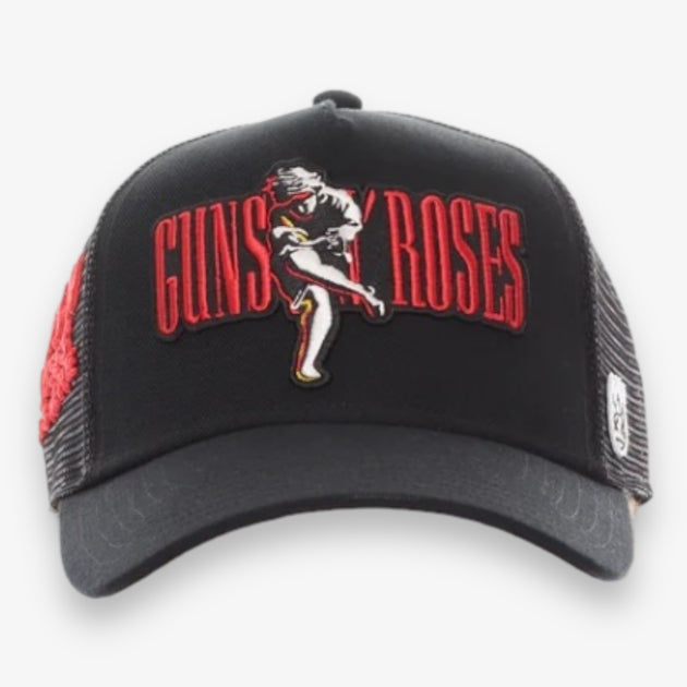 Cult Of Individuality Guns N Roses Mesh Back Trucker Curved Visor Blac ...