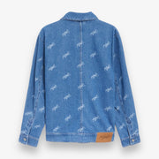 Jordan Flight Denim Jacket Script FN4649-436