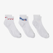 Nike socks various 3 pack white crew DH3827-902