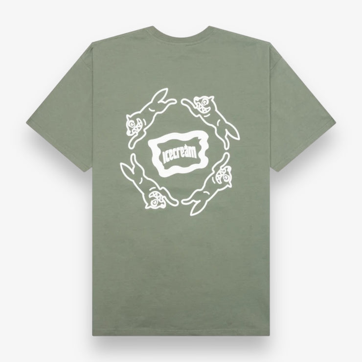 Ice Cream Dogs SS Tee Sea Spray