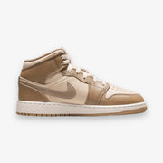 Air Jordan 1 Mid BG Legend LT Brown Khaki Phantom HF4781-203