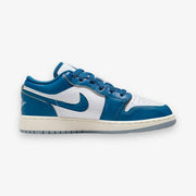 Air Jordan1 Low SE (GS) White Industrial Blue FN9137-141