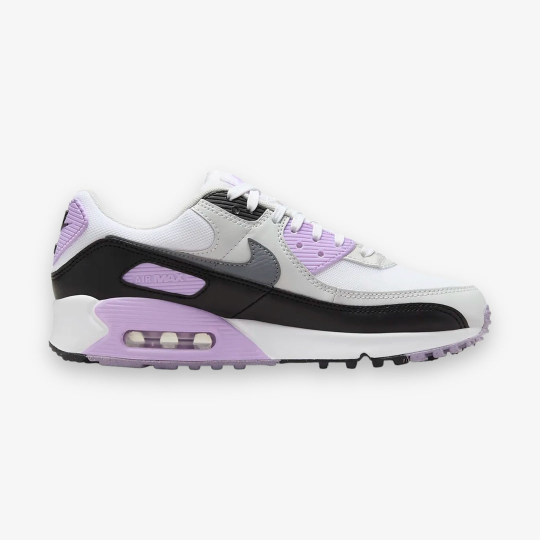 Nike Womens Air Max 90 White Cool Grey Lilac DH8010-103 – Sneaker