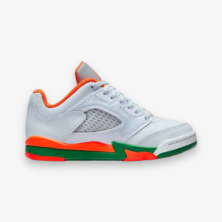 Jordan 5 Retro Low (PS) Football Grey Brilliant Orange FQ1316-018