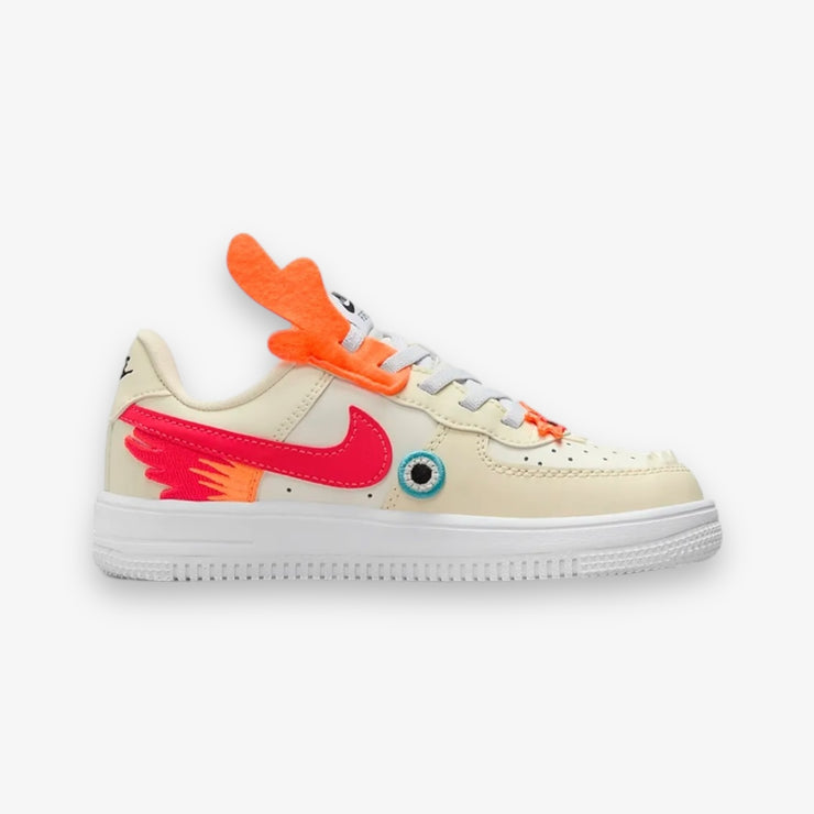 NIKE FORCE 1 LOW LV8 EASYON COCONUT MILK/BRIGHT CRIMSON-COCONUT MILK PS FZ5522-161