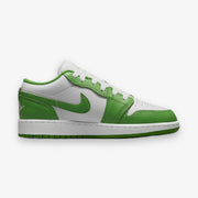 Air Jordan 1 Low SE BG White Chlorophyll Lightening Grade School HF4779-100