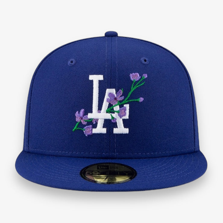 New Era LA Dodgers Bloom Fitted Blue