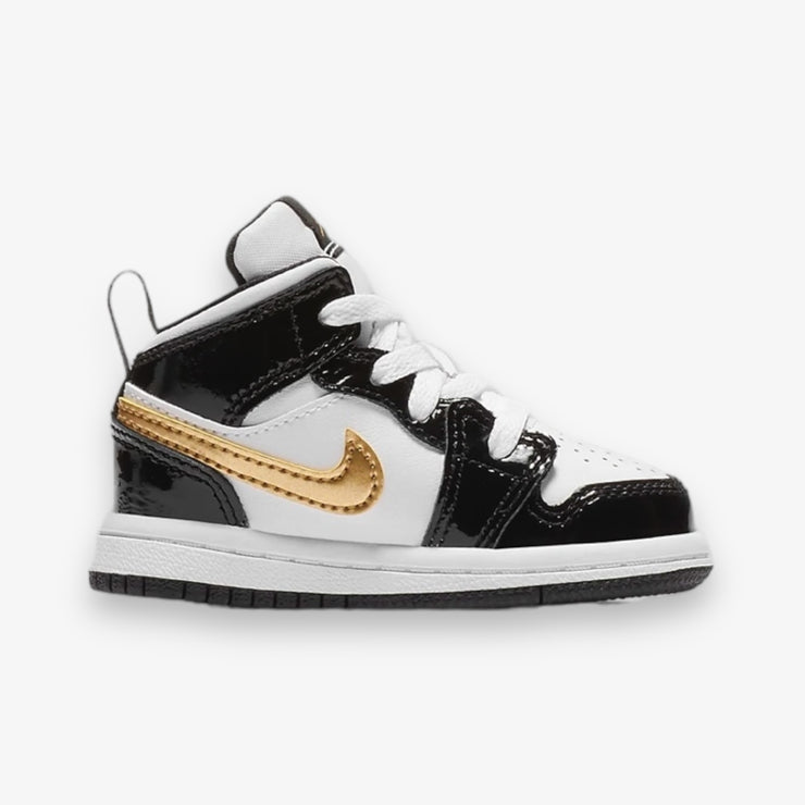 Air Jordan 1 Mid SE TD Black Metallic gold white BQ6933-007