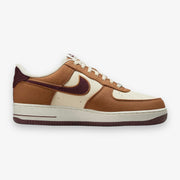 NIKE AIR FORCE 1 '07 LV8 LT BRITISH TAN/BURGUNDY CRUSH FQ8713-200