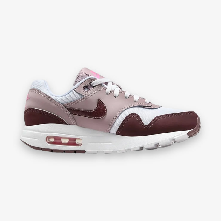 Nike Air Max 1 GS White Burgundy Crush Grade School DZ3307-112